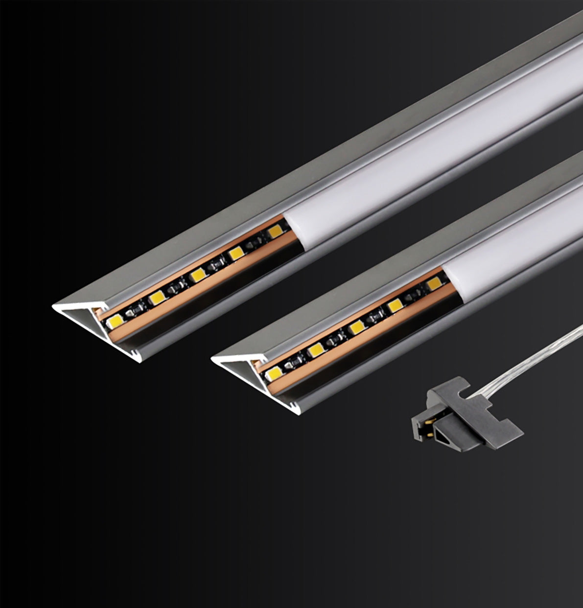 23 x 12 mm LED Channel _ SCL Series _ Model(JY) _ 明裝刀鋒款櫃體燈