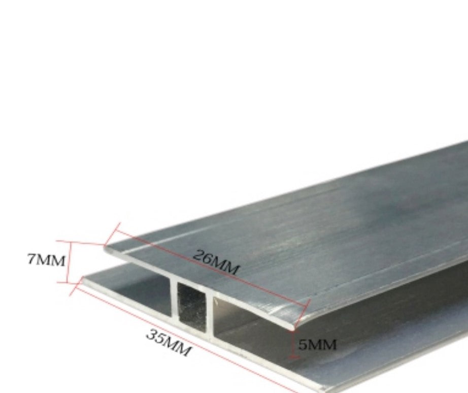 35×7mm  LED Channel _ SEG Series _ Model(YX) _ ⼯字卡槽背板拼接燈箱料