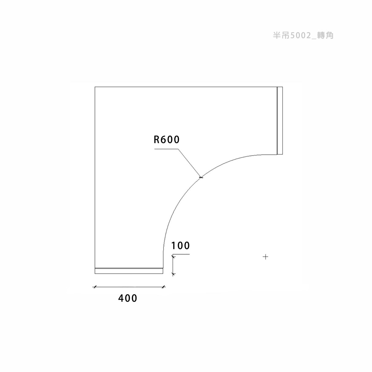 400 x 400 mm LED Channel _ GRG Panel Series _ Model _ 半吊5002