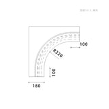 180 x 80 mm LED Channel _ GRG Panel Series _ Model _ 燈槽1010