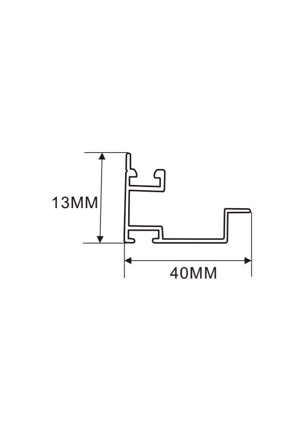2.2 cm LED Channel _MLB Series_ Model(YX)_ 2.2公分内置電源磁吸燈箱