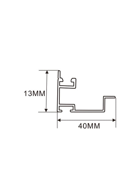 2.2 cm LED Channel _MLB Series_ Model(YX)_ 2.2公分内置電源磁吸燈箱