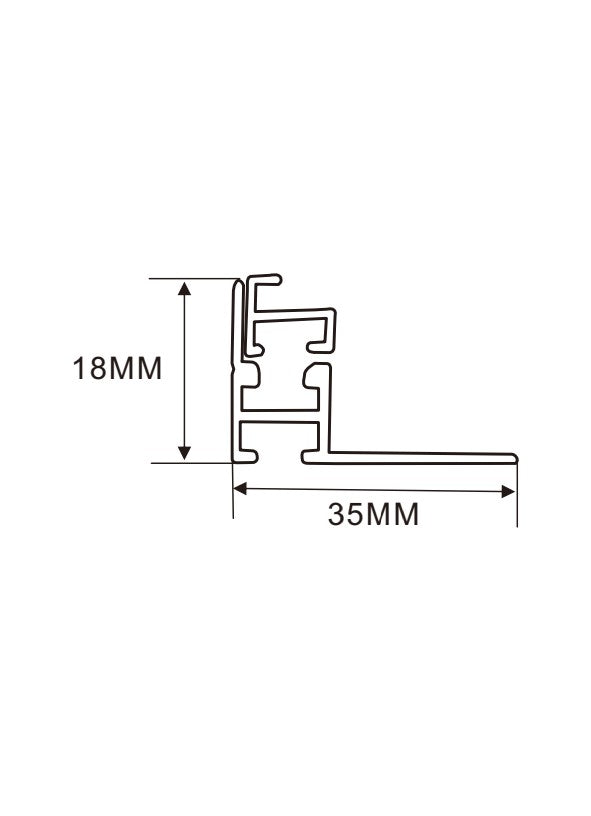 2.3 cm LED Channel _MLB Series_ Model(YX)_ 2.3公分帶蓋磁吸燈箱