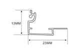 2.5x7 cm LED Channel _ UTL Series _ Model(YX)_ 2.5cm 弧面 LED 鋁型材