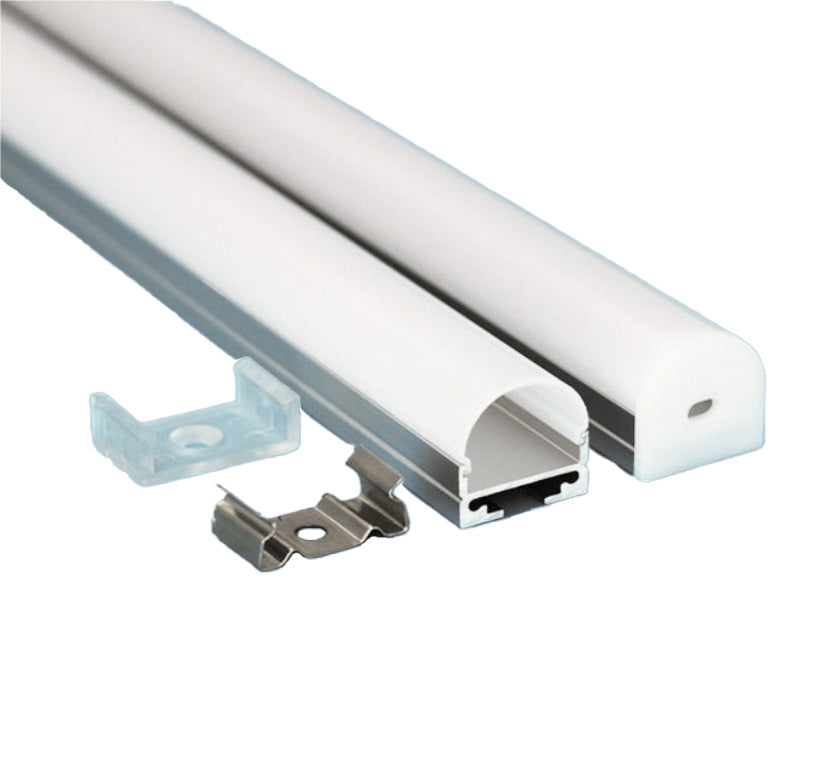 19.8 x 20 mm LED Channel _ U3D Series _ Model(HL) _ 2020-B (半圓)