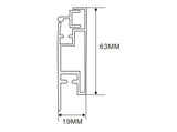 49.9×24.9mm  LED Channel _BLP Series_ Model(YX)_ 5x8宣傳欄燈箱料