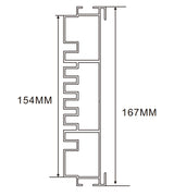 60x20 LED Channel _WLP Series_ Model(YX)_ 60x20雙面吊牌燈箱料