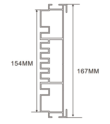 60x20 LED Channel _WLP Series_ Model(YX)_ 60x20雙面吊牌燈箱料