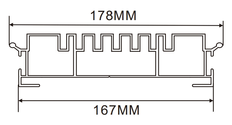 60x20 LED Channel _WLP Series_ Model(YX)_ 60x20雙面吊牌燈箱料