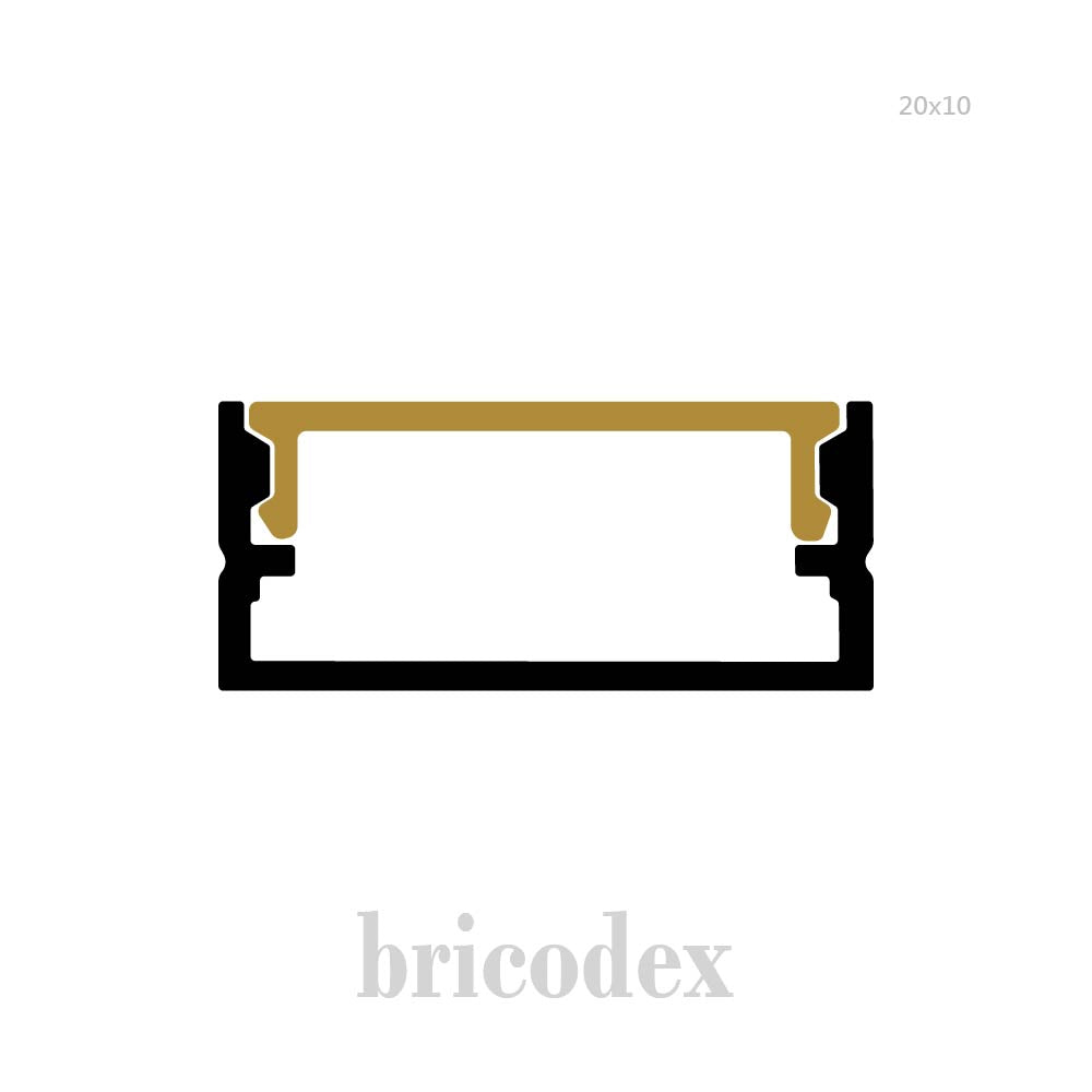 20x10 mm LED Channel _ SML Series _ Model(HL) _ 20x10