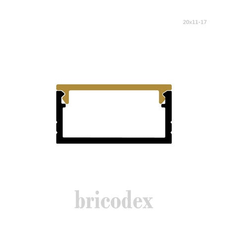 20x12 mm LED Channel _ SML Series _ Model(HL) _ 20x11-17