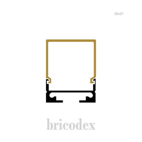 20x 27 mm LED Channel _ U3D Series _ Model(HL) _ 20x27