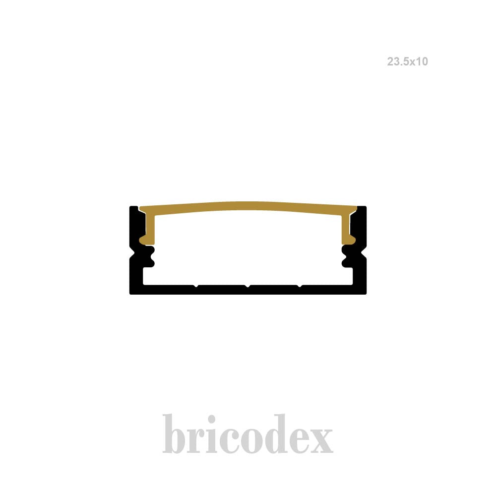 23.5x10 mm  LED Channel _ SML Series _ Model(HL) _ 23.5x10