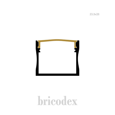 23.5x20 mm  LED Channel _ SML Series _ Model(HL) _ 23.5x20