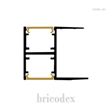27.3x26.5mm LED Channel _FSL Series_ Model(HL)_ 25SML-AH