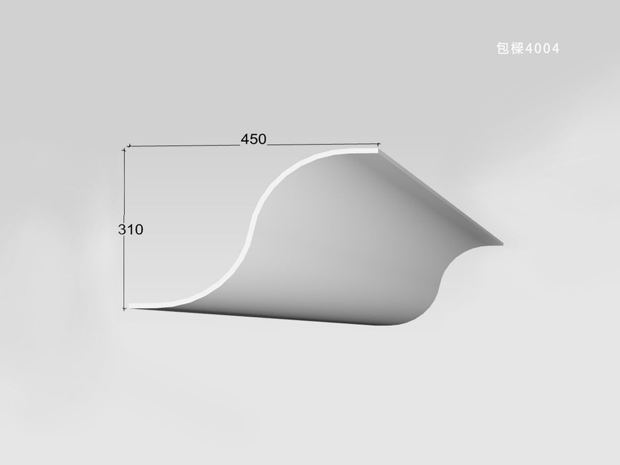 450 x 310 mm LED Channel _ GRG Panel Series _ Model _ 包樑4004