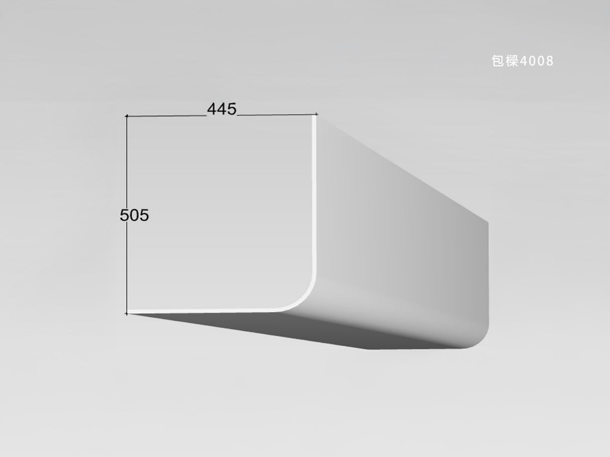 445 x 505 mm LED Channel _ GRG Panel Series _ Model _ 包樑4008