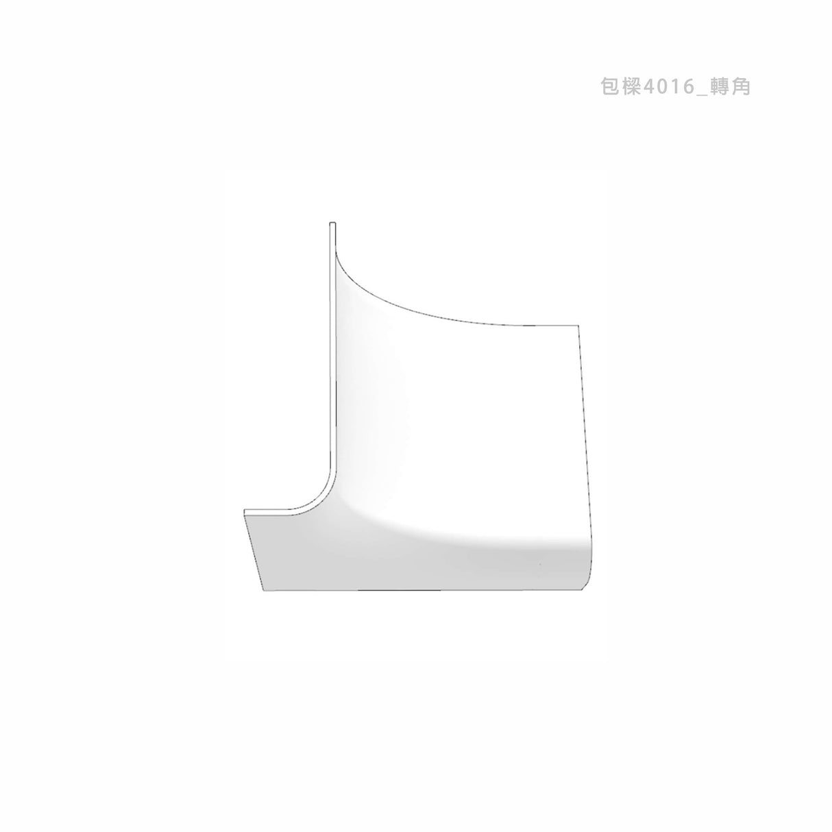 343 x 520 mm LED Channel _ GRG Panel Series _ Model _ 包樑4016