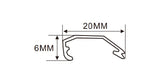 2x1.3 cm LED Channel  _UTL Series_Model(YX)_ 2cm 菱形鋁型材