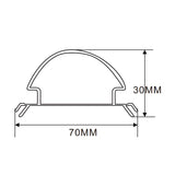 70×30mm LED Channel _VFL Series_ Model(YX)_ 立式燈箱型材