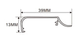 3.5x4 cm LED Channel  _UTL Series _ Model(YX)_ 3.5x4cm弧面鋁型材（弧蓋系列）
