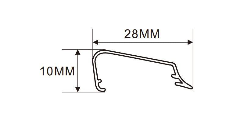 3cm LED Channel _UTL Series _ Model(YX)_ 3cm內角碼C型鋁型材