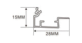 3cm LED Channel _UTL Series _ Model(YX)_ 3cm內角碼C型鋁型材