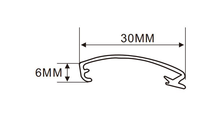 3cm LED Channel  _UTL Series _ Model(YX)_ 3公分弧形超薄燈箱