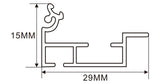 3cm LED Channel  _UTL Series _ Model(YX)_ 3cm內角碼超薄燈箱