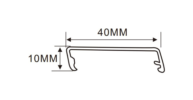 4cm LED Channel _UTL Series _ Model(YX)_ 4公分農⾏單面超薄燈箱