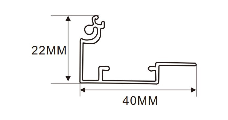 4cm LED Channel _UTL Series _ Model(YX)_ 4cm 斜蓋超薄燈箱