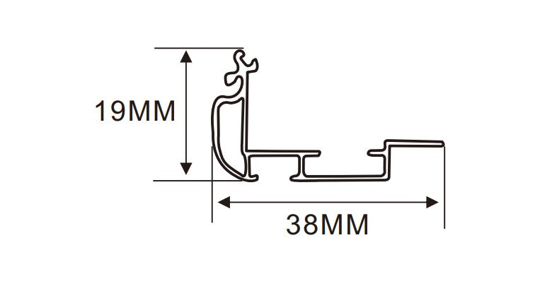 4cm LED Channel _UTL Series _ Model(YX)_ 4公分雙臂款超薄燈箱