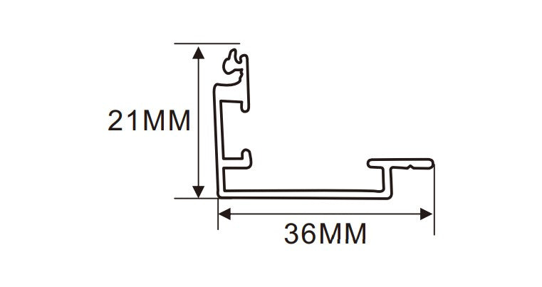 4cm LED Channel _UTL Series _ Model(YX)_ 4公分農⾏單面超薄燈箱