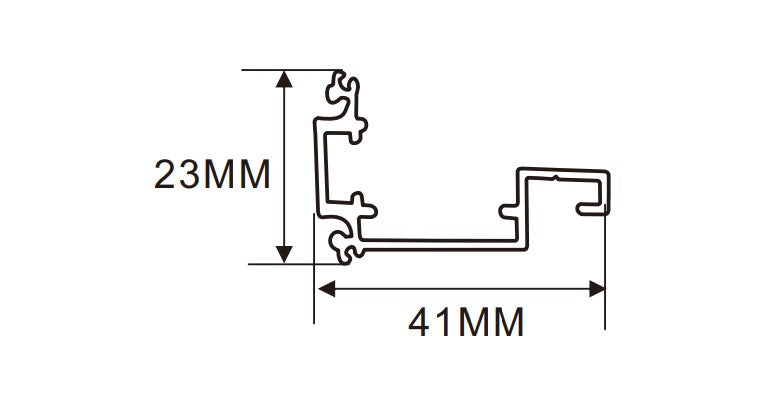 4cm LED Channel _UTL Series _ Model(YX)_ 4公分農行雙面超薄燈箱