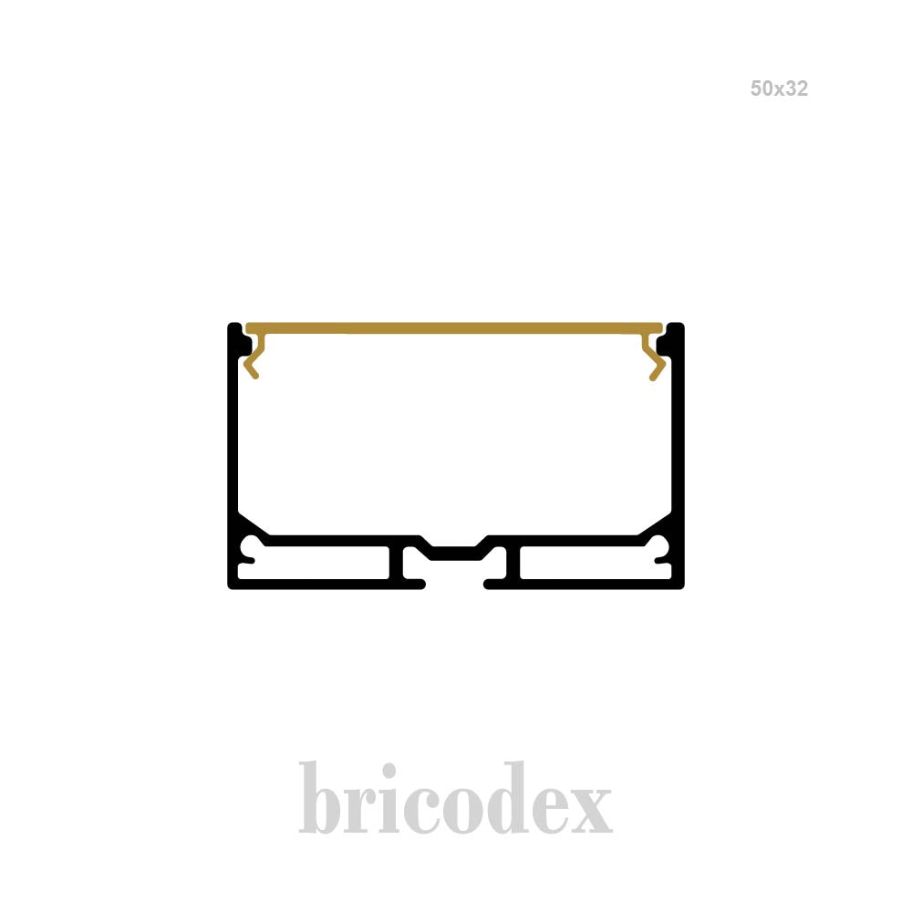 50x32 mm LED Channel _ SML Series _ Model(HL) _ 50x32