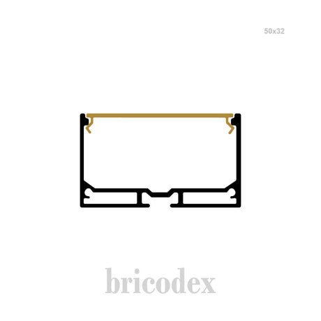 50x32 mm LED Channel _ SML Series _ Model(HL) _ 50x32