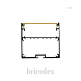 50x50 mm LED Channel _ SML Series _ Model(HL) _ 50x50