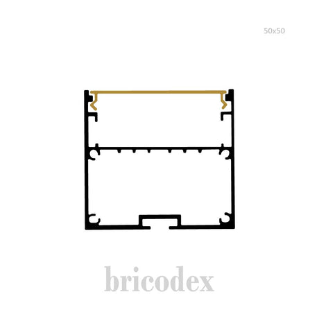 50x50 mm LED Channel _ SML Series _ Model(HL) _ 50x50