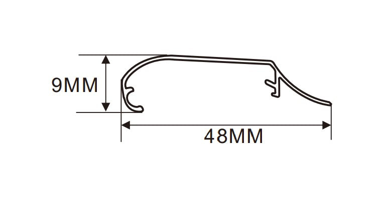 5cm LED Channel _UTL Series _ Model(YX)_ 5公分B款超薄燈箱