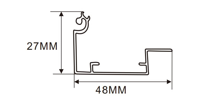 5cm LED Channel _UTL Series _ Model(YX)_ 5公分B款超薄燈箱