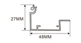 5cm LED Channel _UTL Series _ Model(YX)_ 5公分B款超薄燈箱