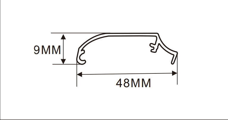 5cm LED Channel _UTL Series _ Model(YX)_ 5cm 雙面超薄燈箱