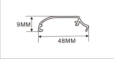 5cm LED Channel _UTL Series _ Model(YX)_ 5cm 雙面超薄燈箱