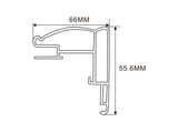 66×55.6mm LED Channel _BLP Series_ Model(YX)_ 6.5x16宣傳欄燈箱料