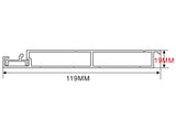 66×55.6mm LED Channel _BLP Series_ Model(YX)_ 6.5x16宣傳欄燈箱料