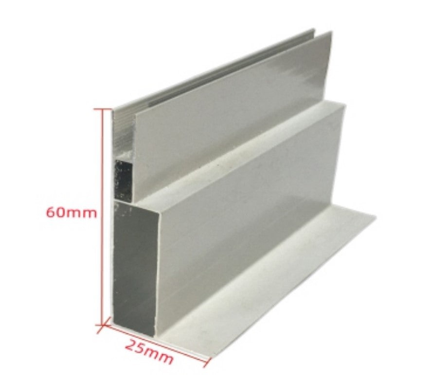 60×25mm LED Channel _SEG Series_ Model(YX)_ 6分免切⻆卡布燈箱料