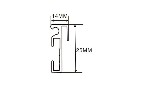 6cm LED Channel _WLP Series_ Model(YX)_ 6cm 地鐵導視燈箱