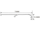 82.5×56mm LED Channel _FLP Series_ Model(YX)_ 8.5高側拉布燈箱料