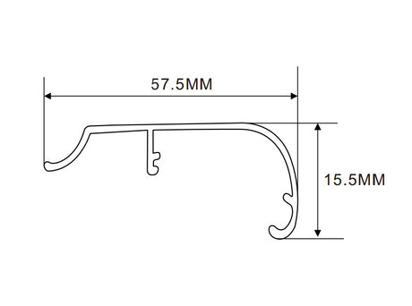 83×50mm LED Channel _FLP Series_ Model(YX)_ 8.5x6 A款拉布燈箱料