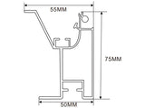 75×55mm LED Channel _FLP Series_ Model(YX)_ 8.5x6 B款拉布燈箱料